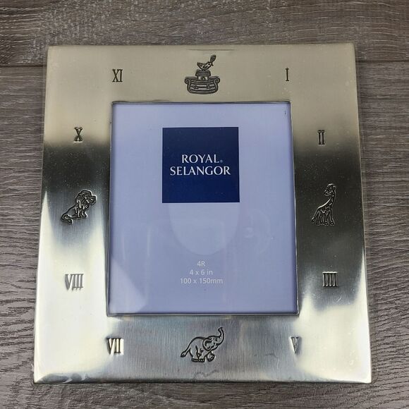ROYAL Selangor Pewter 4×6 Baby Photo Picture Frame - Picture 6 of 17